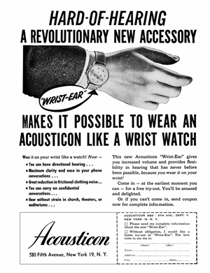 Acousticon "Wrist-Ear"