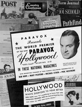Paravox ad with Bob Hope