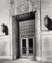 Entrance to the Washington University School of Dentistry, 1952