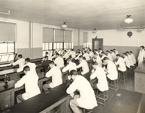Histology laboratory, ca. 1929