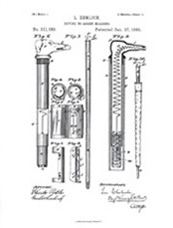 1885 Acoustic Cane patent application drawing