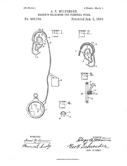 Magneto patent, page 1