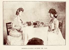 Acousticon Dining Table Outfit in use