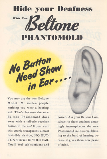 Beltone's 'New Discoveries to Help the Deaf Hear' brochure, page 12