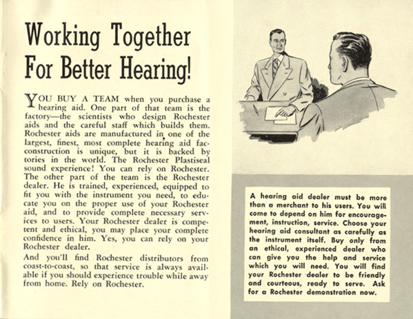 Rochester's 'What You Should Know About Hearing Aids' brochure, page 15