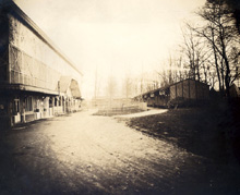 Rear of grandstand, Base Hospital 21, Rouen, France