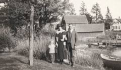 Cowdry family in Woods Hole, Massachusetts, ca. 1925