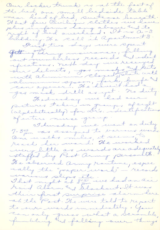 Letter from Margaret Beumer to Louise Knapp, 2/11/1942, p. 2