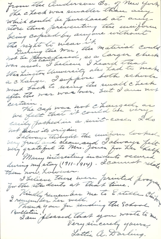 Letter from Lottie A. Darling to Louise Knapp, 1/13/1941, p. 2