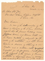 Letter from Cora Liggett Fowler to Grace Richards Jones, 11/19/1909, p. 1