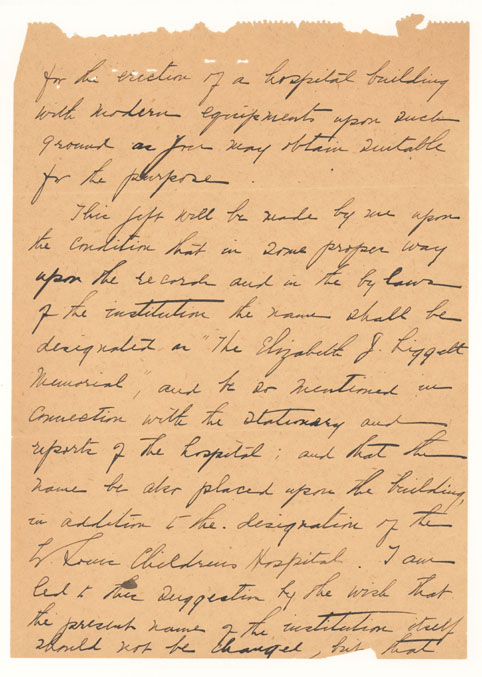 Letter from Cora Liggett Fowler to Grace Richards Jones, 11/19/1909, p. 2
