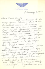 Letter from Lucille Spalding to Louise Knapp, 2/3/1942, page 1