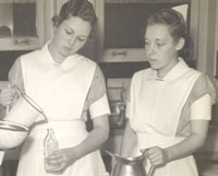 Washington University School of Nursing uniform, 1936