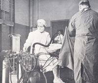 Nurse anesthetist Helen Lamb, 1941