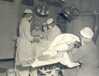 Surgical operation at army general hospital, North Africa, 1942
