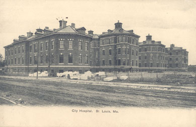 Washington Street, St Louis, Missouri, USA, 1910. Vintage postcard