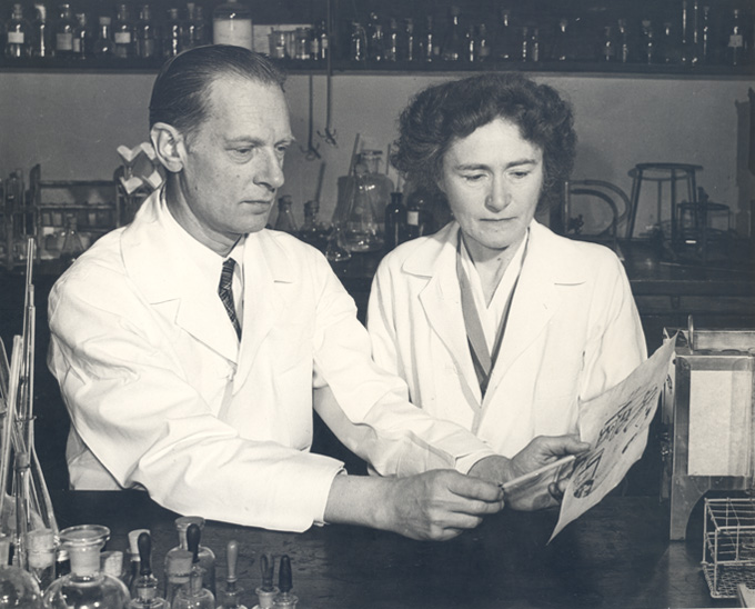 Carl and Gerty Cori, 1947