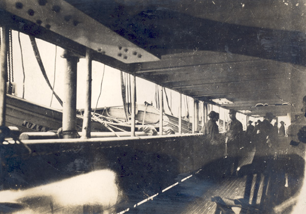 Lifeboats on the S. S. St. Paul, 1917