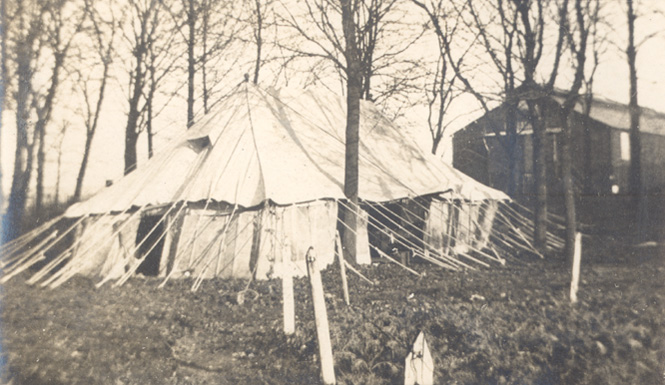 Laboratory tent, Base Hospital 21