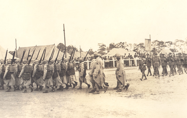 Funeral of General Michie, Base Hospital 21, Rouen, France, 1918
