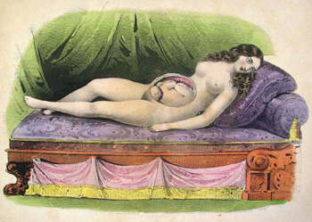 Illustration from Beach's 'An Improved System of Midwifery,' 1847