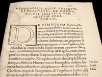 Title page from Beda Venerabilis' Tractatus de computo, vel loquela per gestum digitorum, 1525
