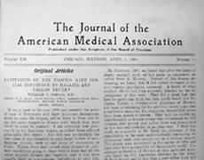 Dr. William C. Gorgas' article on yellow fever, 1909