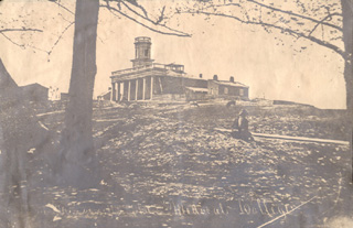 The first Missouri Medical College Building, 1840s