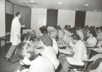 Washington University School of Dental Medicine classroom, 1986