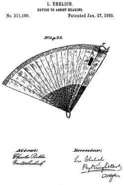 Patent illustration for Air Conduction Fan