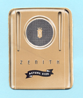 Promotional brochure for Zenith Royal hearing aid