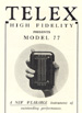 Telex 77 advertisement, 1938