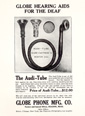 Globe Ear-Phone advertisement, 1921
