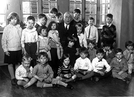 Max A. Goldstein and students, 1929