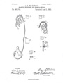 Magneto telephone patent drawing