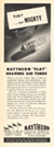 1944 advertisement for Raytheon hearing aid tubes