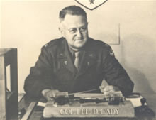 Col. Lee D. Cady, commanding officer of the 21st General Hospital