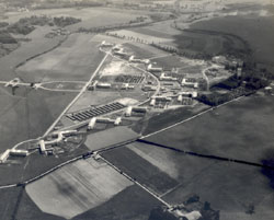 Aerial view, Ravenel Hospital, Mirecourt, France