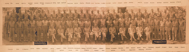 21st General Hospital officers, Fort Benning, GA, 1942
