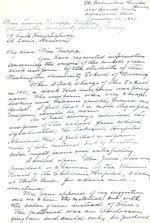 Letter from Lottie Darling to Louise Knapp, 1/13/1941, p.1